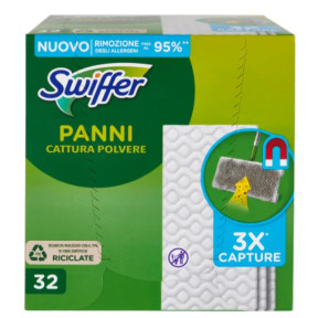 Змінні сухі серветки для прибирання Swiffer Dry, 32 шт
